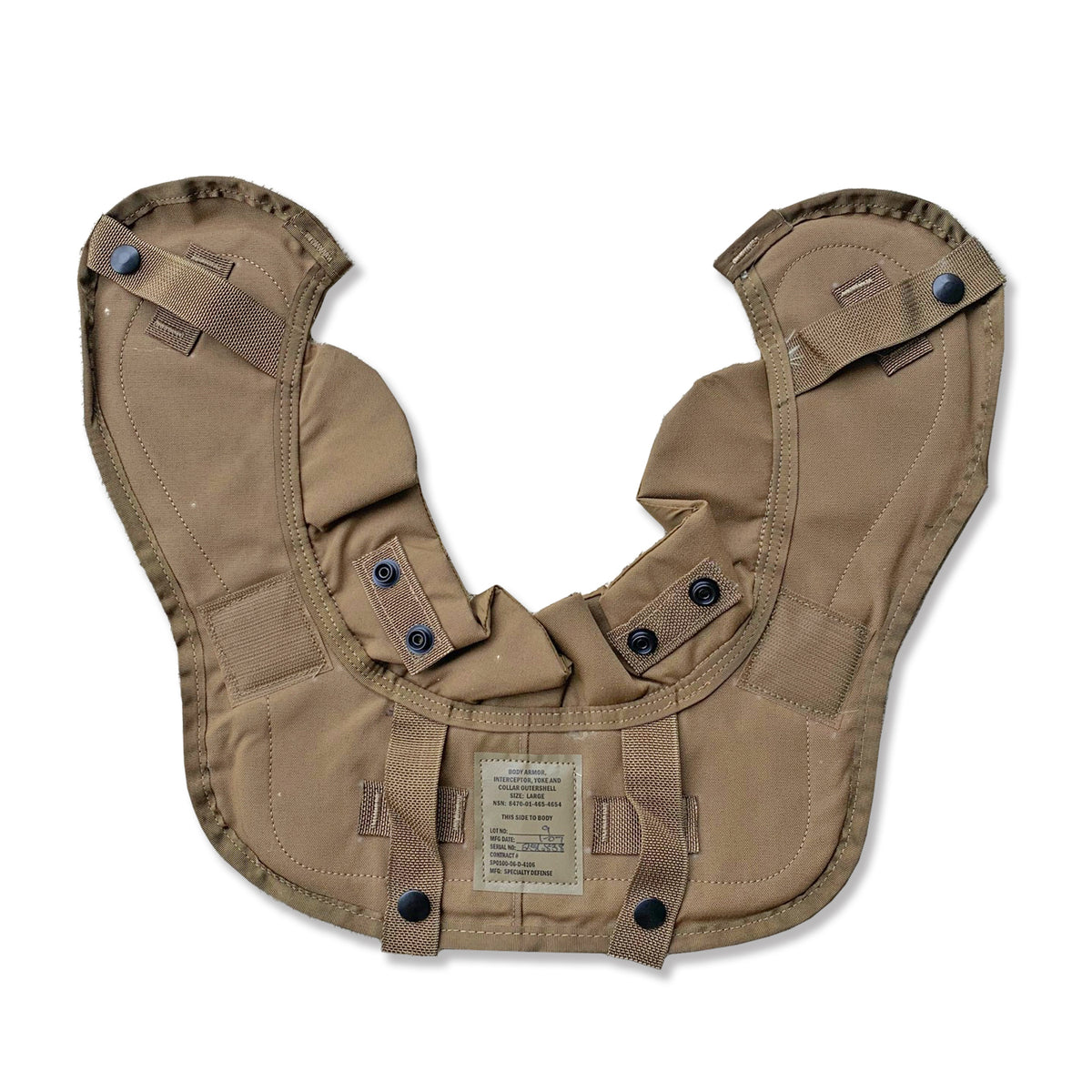 Yoke And Collar Body Armor Booth Camp Co.