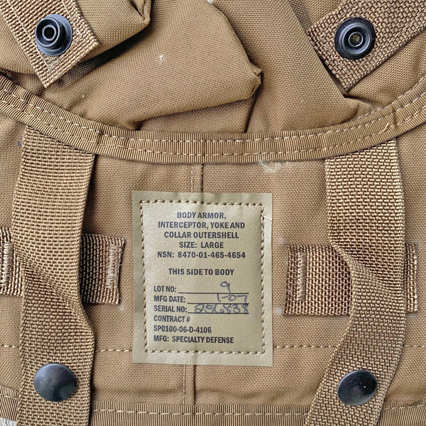 Yoke And Collar Body Armor Booth Camp Co.