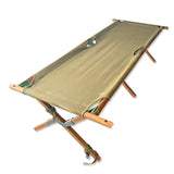 Vintage WWII US Navy Canvas Folding Cot - Booth Camp Co. 