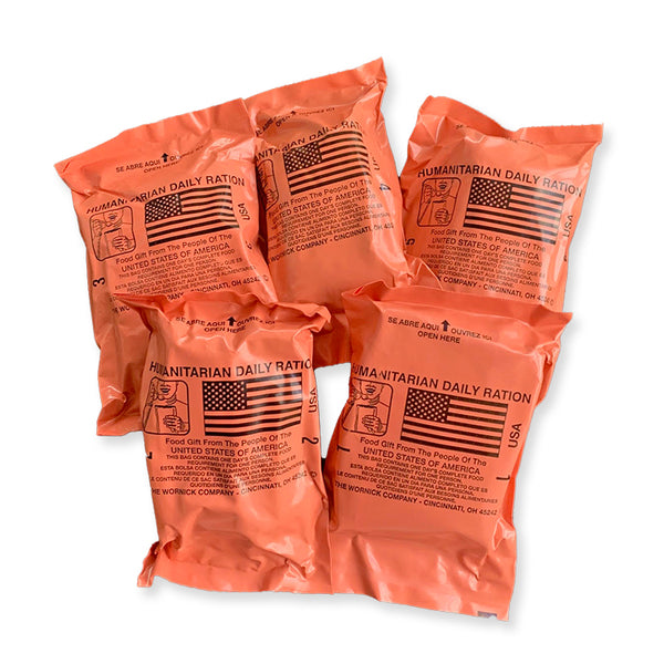MRE Humanitarian Daily Ration Ready (5 Day Supply/1 Person)