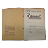 (9) WWII 1938 Der Schulungbrief, NSDAP Magazines Original