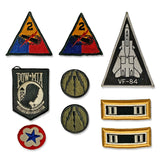 Vintage US Army, Air Force, Navy, and Marines Patch Collection