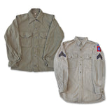 Korean War Wool Field Shirt & Khaki Service Shirt
