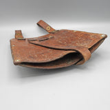Vintage Swiss Military Entrenching Tool Leather Sheath