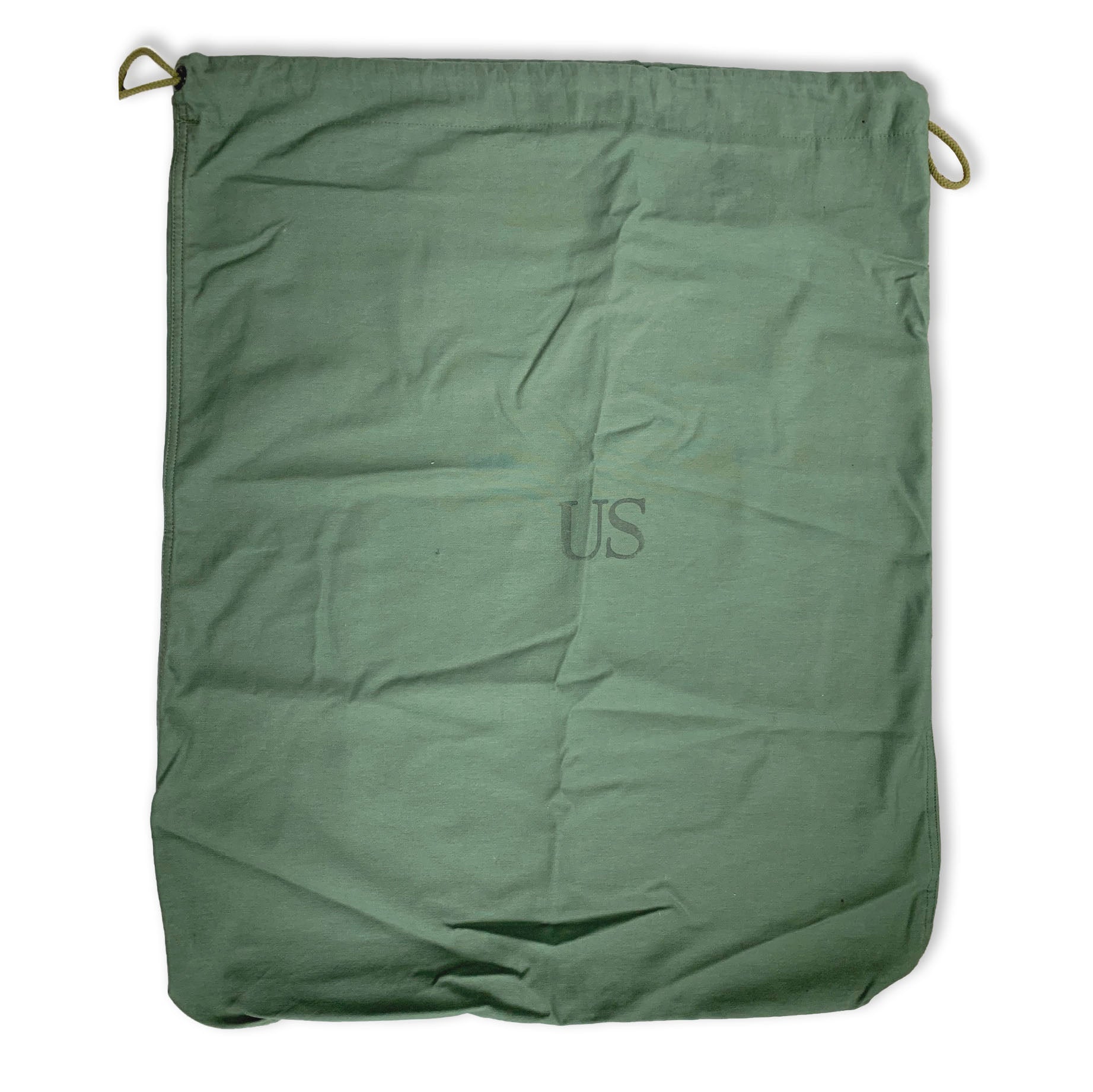 60'S〜 US ARMY Barrack Bag 6th Vintage 1960s 1966 US Army OG 107 Cotton Sateen Barrack Bag